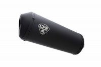 Scarico GPR  Cafè Racer Ghisa racing L400mm 90X120 OVAL  Silenziatore Racing con dbkiller Ghisa Cafè Racer