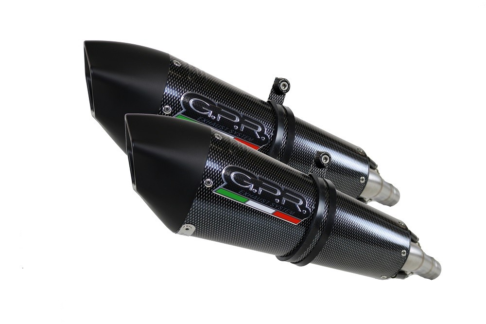 GPR Scarichi Omologati Per Ducati Multistrada 1100 (2007-09) – Coppia Furore Nero Con Raccordo – D.89.FUNE