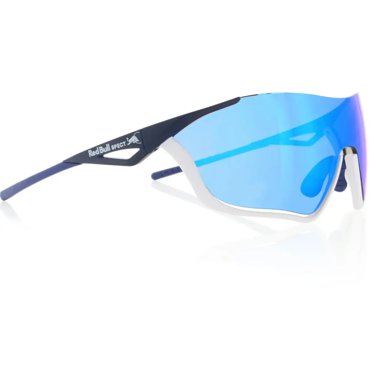 RedBull SPECT Flow - blu con lente blu specchiata - occhiali da bici