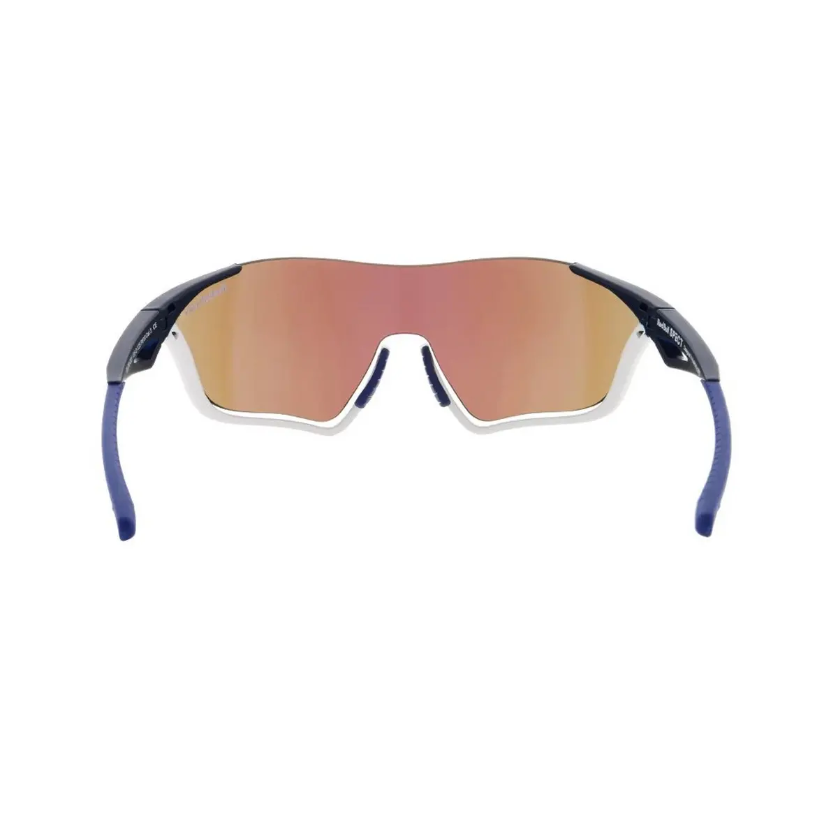 RedBull SPECT Flow - blu con lente blu specchiata - occhiali da bici - immagine 4