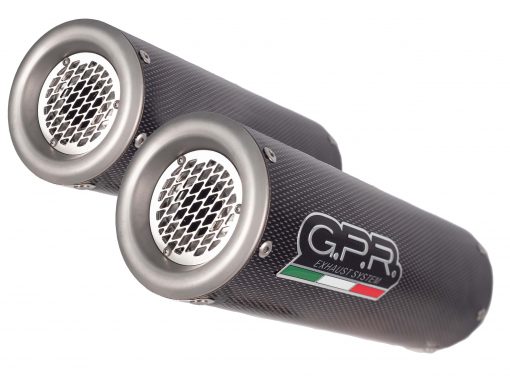 Scarico GPR  Moto Morini Corsaro 1200 2005/11  Coppia scarichi omologati M3 Poppy