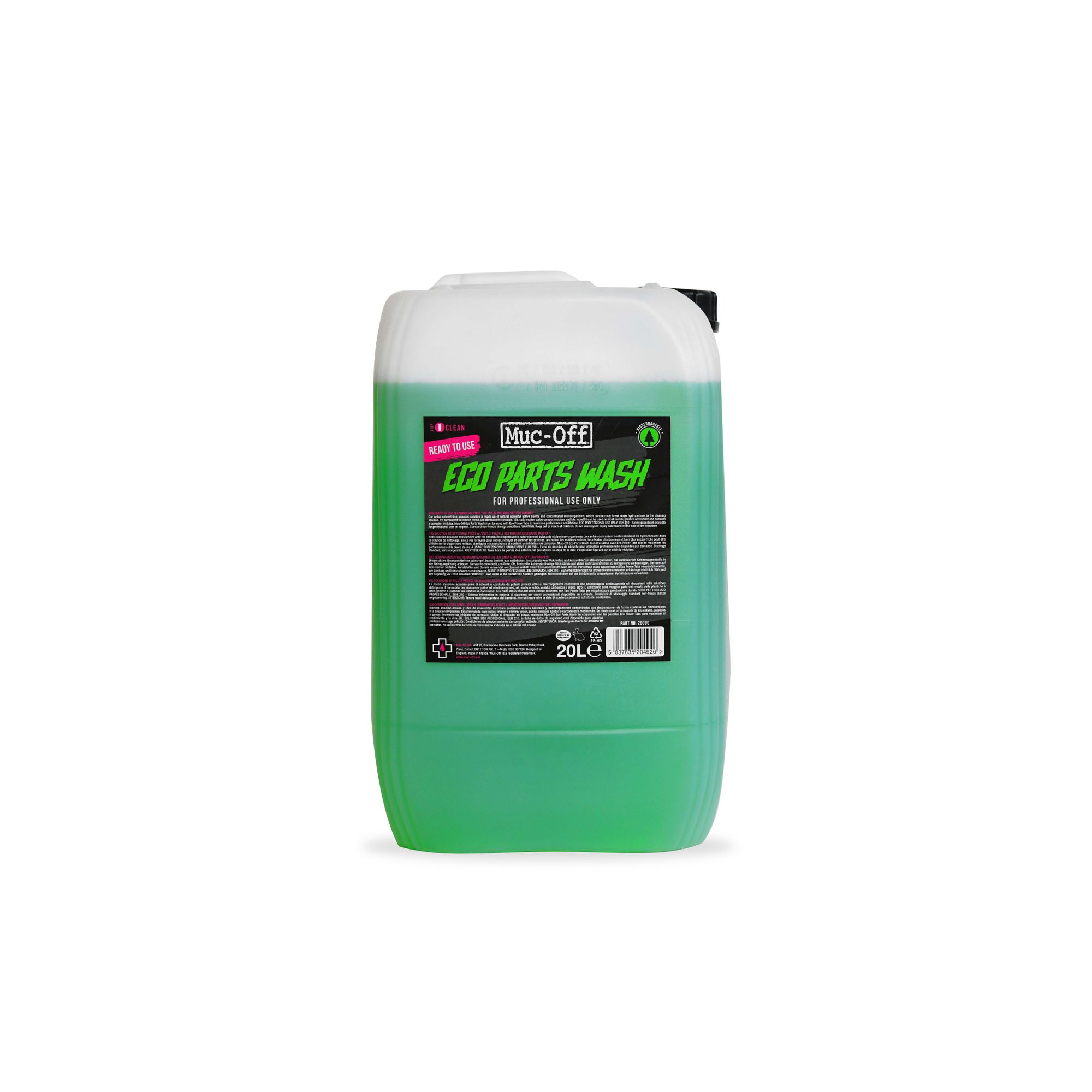 Muc-Off Liquido di ricarica Parts Washer Eco Fluid - 20 litri