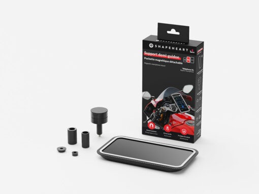 Shapeheart - Supporto a stelo per semimanubrio per moto