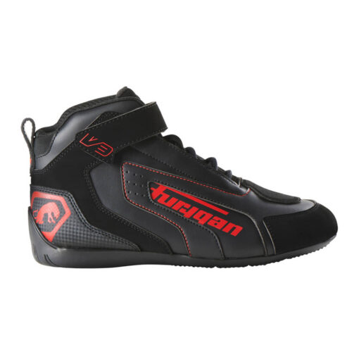 Furygan V3 - ScarpeFurygan V3 - Scarpe da moto dal design sportivo e slanciato, Colore Nero/Rosso