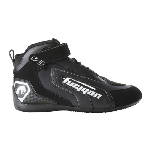 Furygan V3 - Scarpe da moto dal design sportivo e slanciato, Colore Nero/Bianco