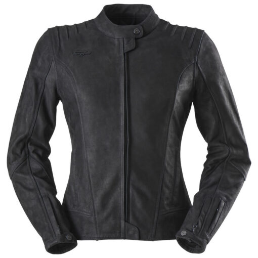 Furygan ELENA: Giacca in pelle ultra-morbida per un look elegante e aggressivo - Nero