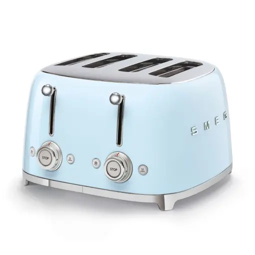 Smeg - Tostapane 4 Fette TSF03PBEU, Colore Azzurro