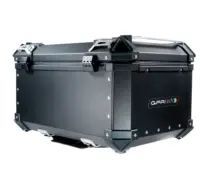 Alternative view of Bauletto GPR TECH per Honda Transalp 750 2023/2024 e5 - Capacità 55 LT - Alluminio, colore nero con piastra specifica