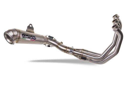 Scarico GPR compatibile con Triumph Trident 660 2021-2024, Powercone Evo, Scarico completo racing, fornito con db killer estraibile e collettore, non conforme per uso stradale