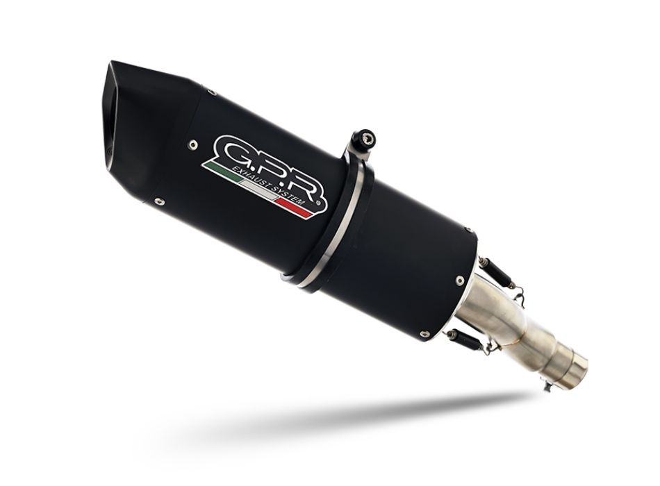 Scarico GPR compatibile con Moto Morini Seiemmezzo Scr 2022-2024, Furore-X NERO, Scarico semi-completo omologato,fornito con db killer estraibile,catalizzatore e collettore