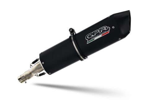 Scarico GPR  Moto Guzzi V85 Tt 2021/2023 e5 Scarico Racing con raccordo Furore Nero