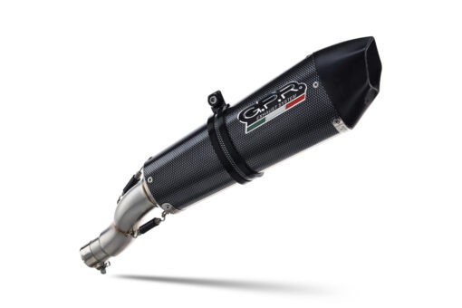 Scarico GPR compatibile con Gas Gas ES 700 2023-2024, GP Evo4 Poppy, Terminale di scarico omologato, fornito con db killer estraibile, catalizzatore e raccordo specifico