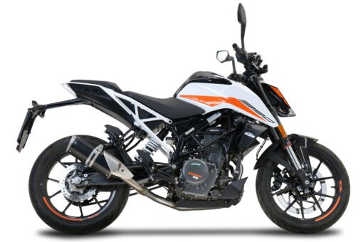 Scarico GPR compatibile con Ktm Duke 390 2021-2024, Decatalizzatore, Collettore decatalizzore, applicazione racing