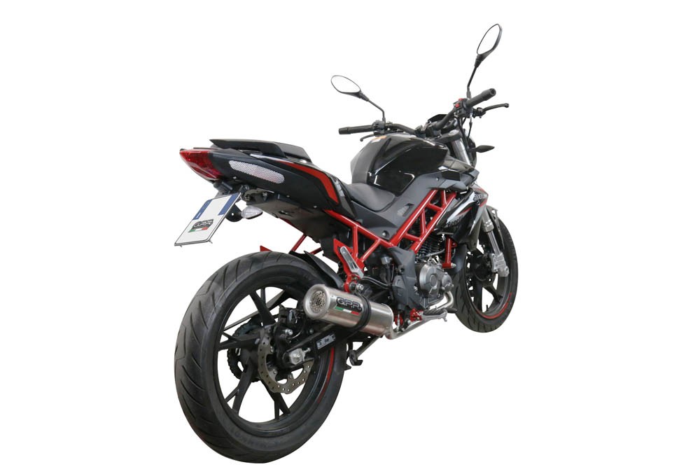 Scarico GPR Benelli Bn 125 2018/2020 e4 Scarico completo omologato e catalizzato M3 Inox - immagine 8