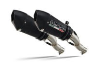 Scarico GPR  Kawasaki Z 1000 2010/2013 Coppia scarichi omologati Gpe Ann. Black Titaium