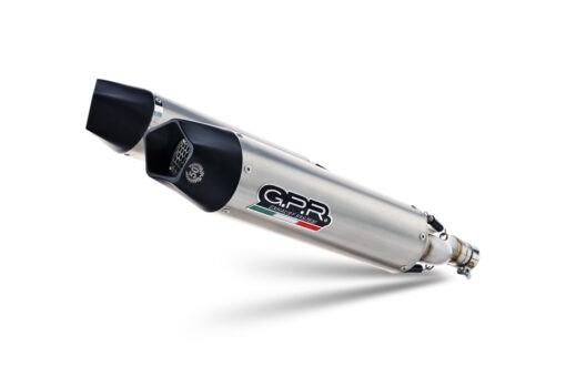 Scarico GPR  Aprilia Dorsoduro 900 2017/2020 e4 Coppia scarichi omologati con raccordo GP Evo4 Titanium