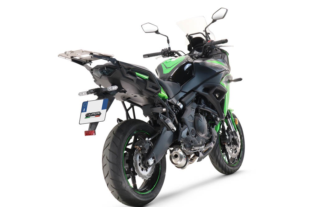 Scarico GPR Kawasaki Versys 650 2021/2023 e5 Scarico completo omologato e catalizzato Satinox - immagine 7