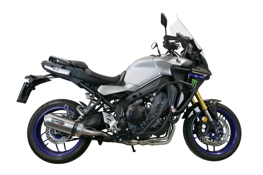 Scarico GPR Yamaha Mt-09 Tracer 900 Fj-09 Tr 2021/2023 e5 Scarico completo omologato e catalizzato Satinox - immagine 8