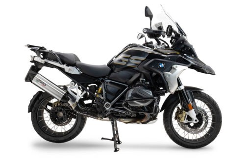 Scarico GPR compatibile con  Bmw R 1250 Gs -Adventure 2021-2024, Furore-X Titanio, Scarico omologato, silenziatore con db killer estraibile e raccordo specifico