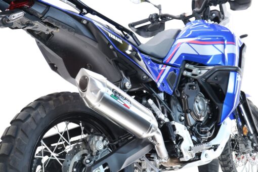 Scarico GPR compatibile con  Suzuki V-STROM DL 800 DE - SE 2023-2025, Furore-X Acciaio Inox, Scarico omologato, silenziatore con db killer estraibile e raccordo specifico
