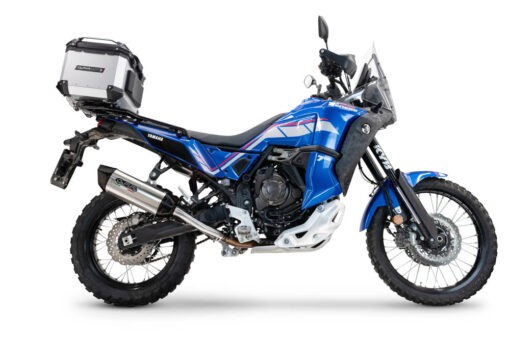 Scarico GPR compatibile con  Yamaha Tenere 700 2024-2025, Furore-X Titanio, Scarico omologato, silenziatore con db killer estraibile e raccordo specifico