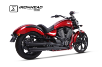 Alternative view of Scarico IXIL - SLIP ON (LOWER MUFFLER) - IRONHEAD ROUND BLACK - VICTORY VEGAS - HAMMER 06-16