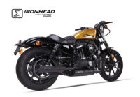 Alternative view of Scarico IXIL - SLIP ON (LOWER MUFFLER) - IRONHEAD ROUND BLACK - H-D SPORTSTER XL 883 2004-2013