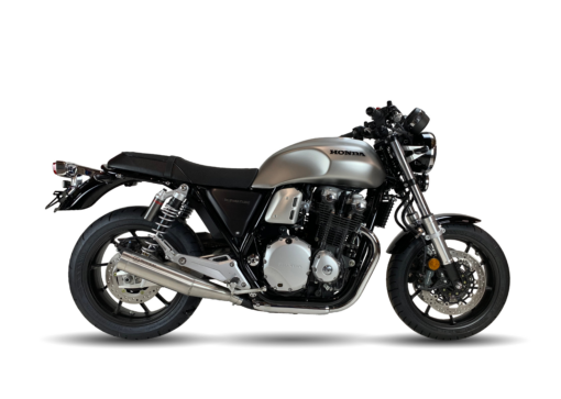 Scarico IXIL - SLIP ON (RIGHT MUFFLER) - IRONHEAD ROUND MATT INOX - HONDA CB 1100 EX - RS 16-20 (SC78)