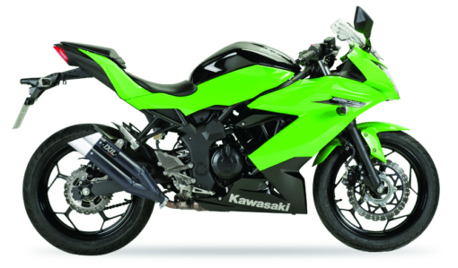 Scarico IXIL - SLIP ON - DUAL HYPERLOW BLACK XL - KAWASAKI NINJA 250 SL - Z 250 SL 15-17