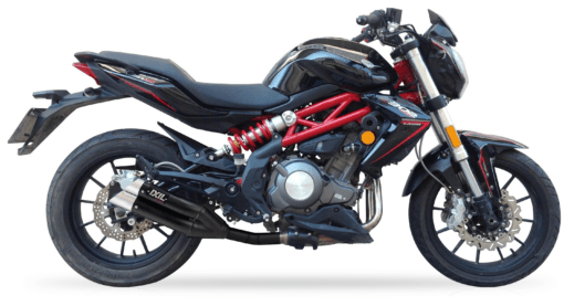 Scarico IXIL - SLIP ON - DUAL HYPERLOW BLACK XL - BENELLI BJ 300 GS - BN 302 (P10) - (cod. XB5303XB)