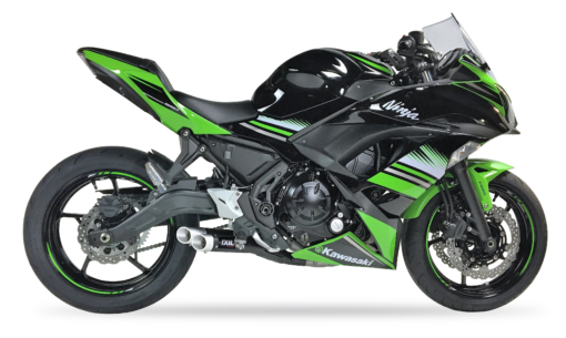 Scarico IXIL - FULL SYSTEM - DUAL HYPERLOW BLACK XL - KAWASAKI Z 650 - NINJA 650 17-19 (ER650H,ER650HA2,EX650K,EX650KA2)