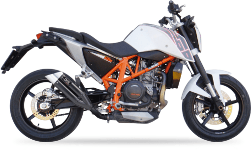 Scarico IXIL - SLIP ON - DUAL HYPERLOW BLACK XL - KTM DUKE 690 (KMT690) 12-16 (KTM 690 DUKE)