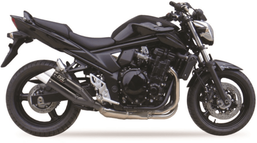 Scarico IXIL - SLIP ON - DUAL HYPERLOW BLACK XL - SUZUKI GSF 650 N - S BANDIT 07-15 (WVCZ)
