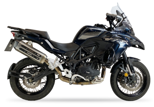 Scarico IXIL - SLIP ON - MEGA XTREM TRAIL - BENELLI TRK 502 X 18-22 (P16) - (cod. EB5036SS)
