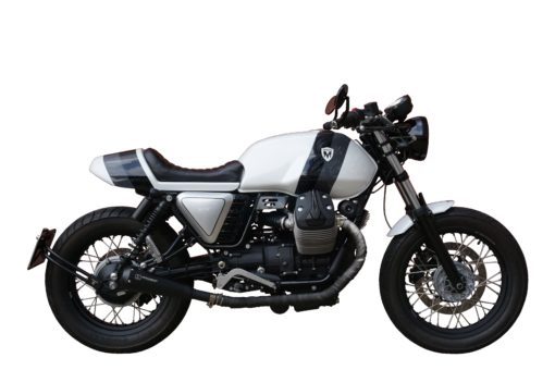 Scarico IXIL - SLIP ON (LEFT MUFFLER) - IRONHEAD CONICAL BLACK INOX - MOTO GUZZI V7 II