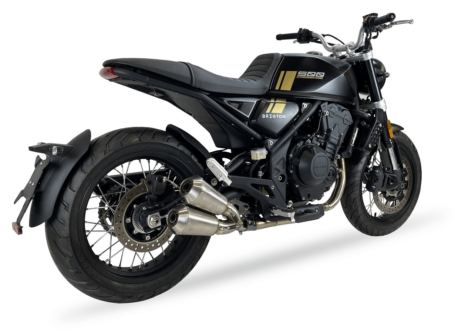 Scarico IXIL - SLIP ON - DUAL RACE XTREM - BRIXTON CROSSFIRE 500 X (BX500-A) - (cod. OB510SS) - immagine 2