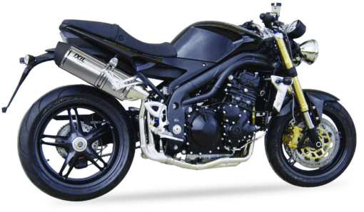 Scarico IXIL - SLIP ON (LEFT MUFFLER) - HEXOVAL XTREM EVOLUTION - TRIUMPH ST1050 SPEED TRIPLE 05-06 (515NJ)