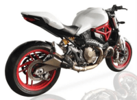 Alternative view of Scarico IXIL - SLIP ON - DOUBLE SLASHED CONE XTREM - DUCATI M 821 MONSTER 14-16 (M6)