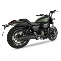 Alternative view of Scarico IXIL - SLIP ON - IRONHEAD ROUND BLACK - QJ MOTOR SRV 300