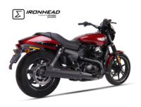 Alternative view of Scarico IXIL - SLIP ON - IRONHEAD ROUND BLACK - H-D STREET 500 14-20
