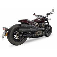 Alternative view of Scarico IXIL - SLIP ON - IRONHEAD ROUND BLACK - H-D SPORTSTER S 1250 2021-2024 (RA1)