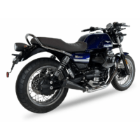 Alternative view of Scarico IXIL - SLIP ON (RIGHT MUFFLER) - IRONHEAD CONICAL BLACK INOX - MOTO GUZZI V7 850 SPECIAL / STONE