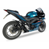 Alternative view of Scarico IXIL - SLIP ON - RACE XTREM BLACK - YAMAHA YZF R3 21-23 (RH21)