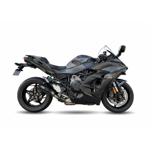 Scarico IXIL - SLIP ON - RACE XTREM BLACK - KAWASAKI NINJA H2 SX - SX SE 18-21 (ZXT02A B D)