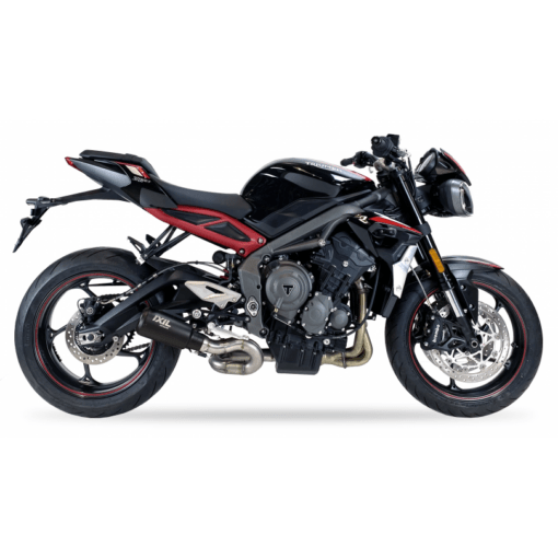 Scarico IXIL - SLIP ON - RACE XTREM BLACK - TRIUMPH STREET TRIPLE 675 / 765 17-20