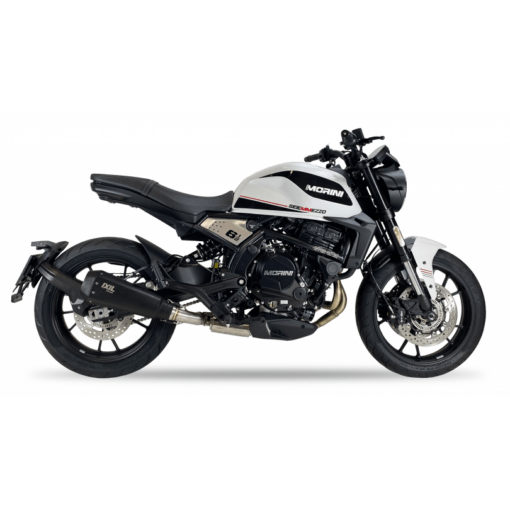 Scarico IXIL - SLIP ON - SPORT XTREM BLACK - MOTO MORINI SEIEMMEZZO 650 STR / SCR 22-23 (P15A650 / A2)