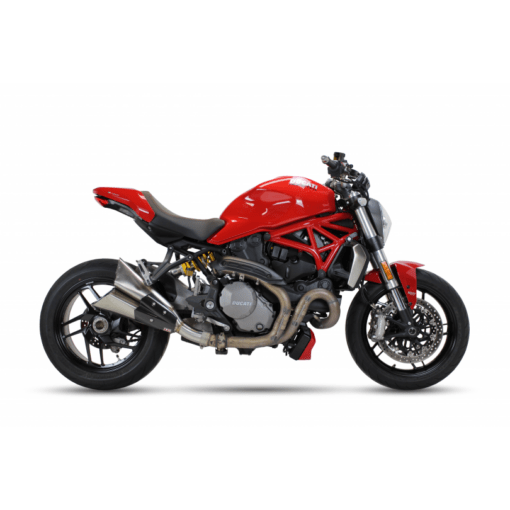 Scarico IXIL - SLIP ON - DOUBLE SLASHED CONE XTREM BLACK - DUCATI M 821 MONSTER 17-20 (MH)