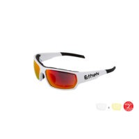 Ethen ST01BI – Occhiali “Stunt” Bianco con Lente Rossa