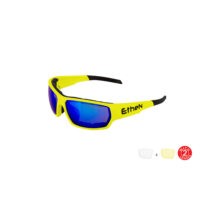 Ethen ST07GI – Occhiali “Stunt” Giallo con Lente Blu Specchiata