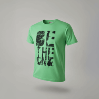 Ethen TFLUOVR – T-Shirt Fluorescente Verde “Be The One